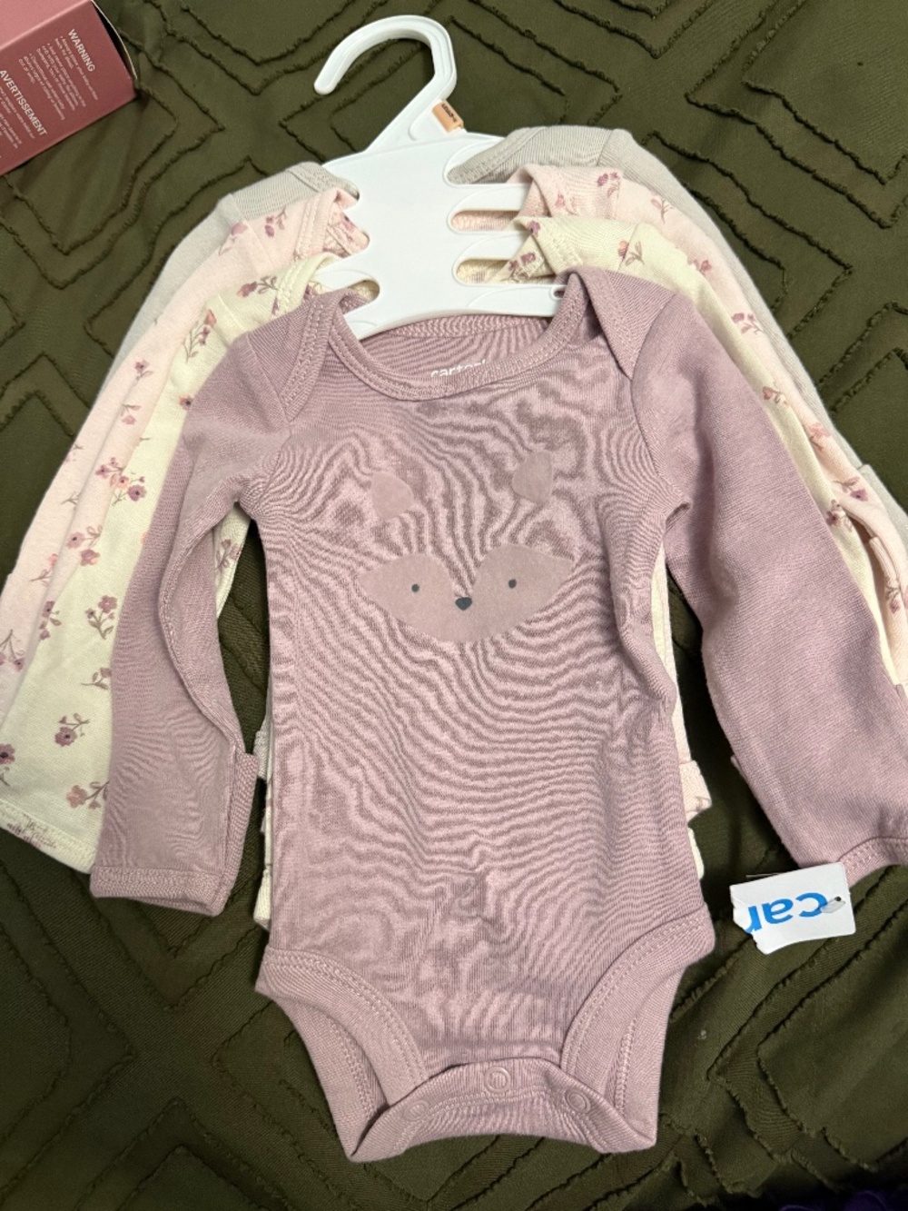 Carter preemie long sleeve